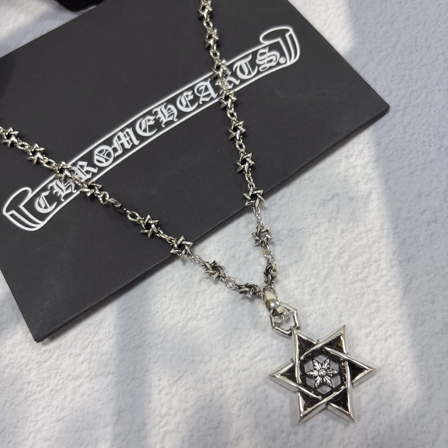 Chrome Hearts Star of David Pendant Necklace